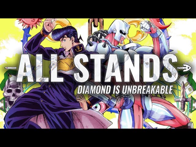 JoJo's Bizarre Adventure - Todos os Stands e seus usuários da Parte 4:  Diamond is Unbreakable - Critical Hits