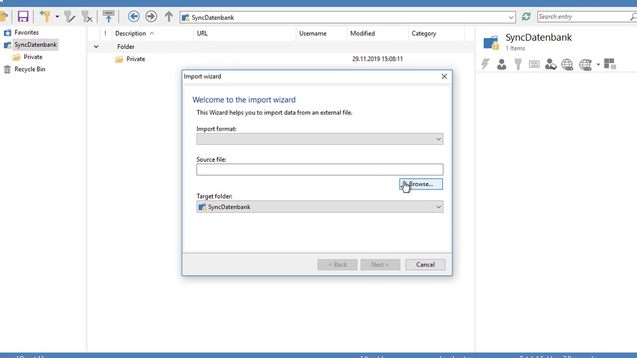 importing pwsafe from keepass importing pwsafe from keepass
