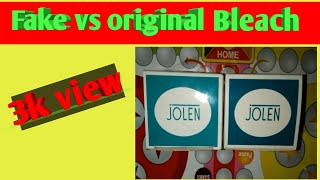 Fake vs Original Jolen whitening bleach cream| best bleach for skin| how to choose best bleach