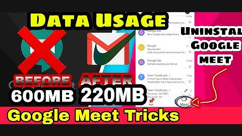 Reduce Google meet Data usage | Google meet 2 tricks |