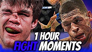 1 Hour Of Brutal & Funny Fight Moments! - MMA, Bareknuckle, Boxing & Kickboxing