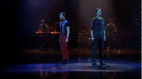 GLEE Full Performance  'Somebody That I Used To Know' Blaine & Cooper Anderson