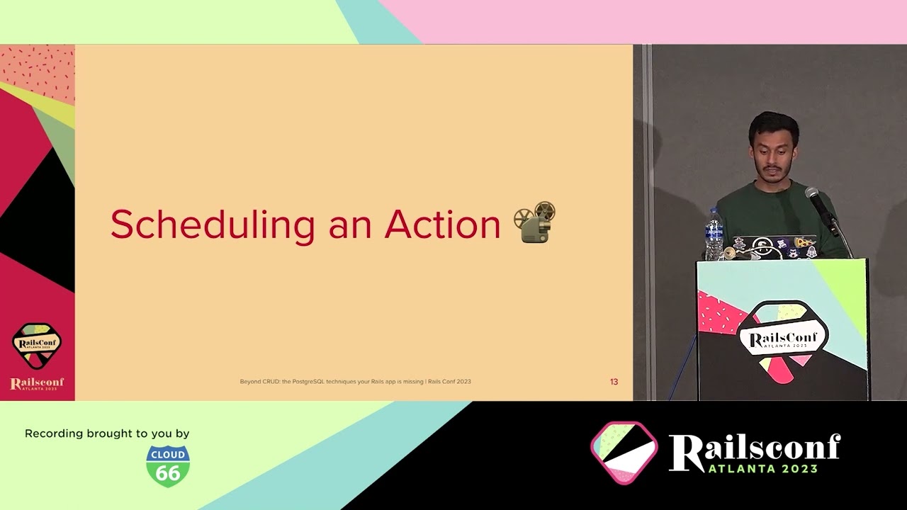 RailsConf 2023 - Beyond CRUD: the PostgreSQL techniques your Rails app is missing.  Shayon Mukherjee