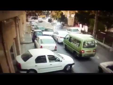 car crashes in america #1 Crazy truck driver loses his mind