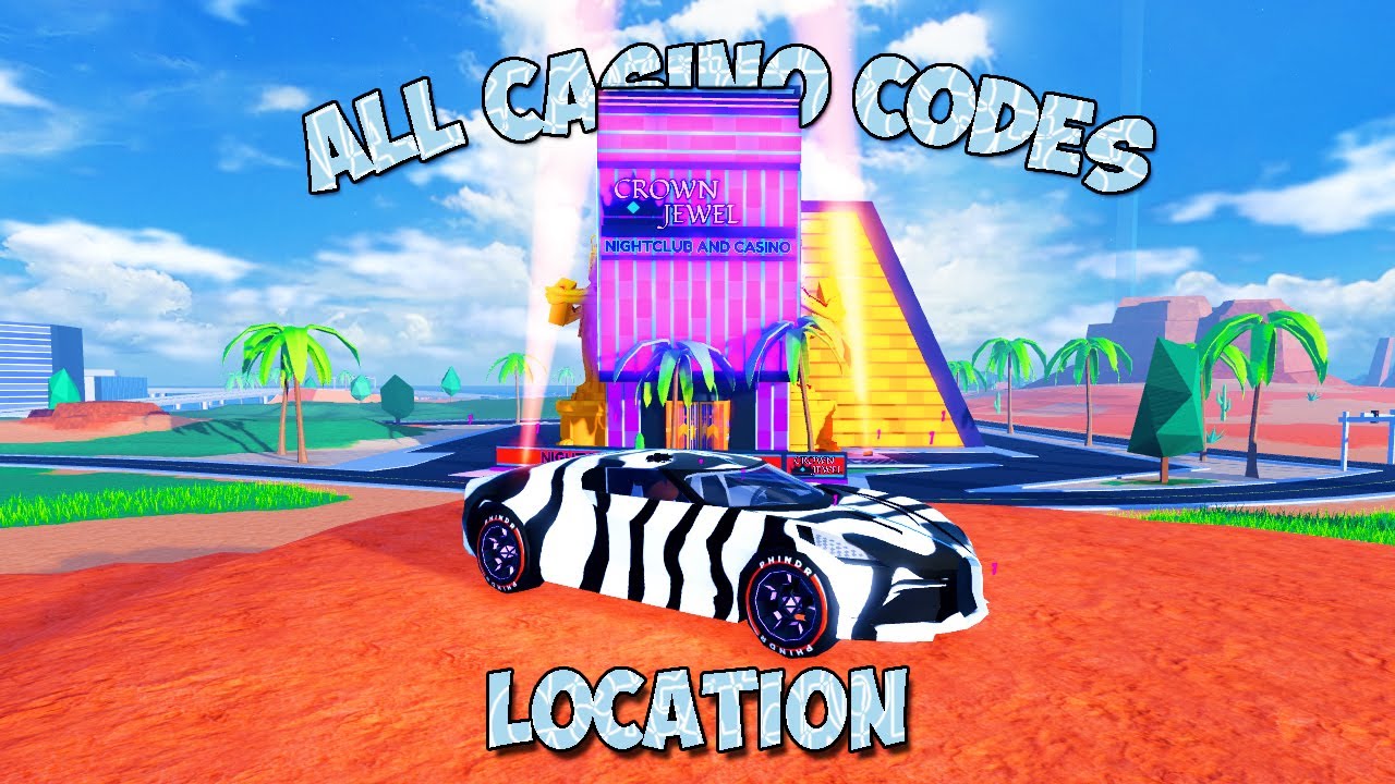 All Casino Codes Location Update Roblox Jailbreak YouTube