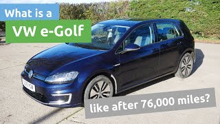 What is a Volkswagen e-Golf like after 5 years and 76,000 miles?