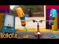 Robotik | Sharing Scooty | Robot Cartoons For Kids