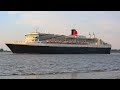 RMS Queen Mary 2 outbound Hamburg - 4K/UHD