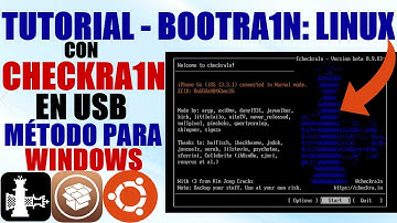 TUTORIAL - BootRa1n Linux Con Checkra1n En USB Metodo Para Windows (SIN LINUX)