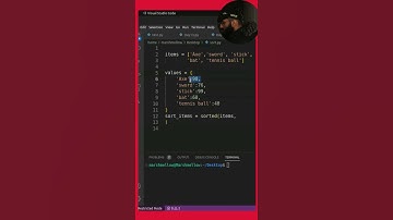 Clean Sorting in Python Programming 🔥🔥 #shorts #python #shortcodingvideo #codinglife