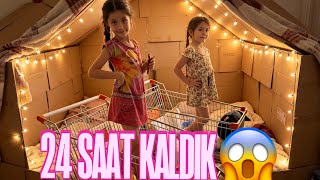 Eyvah 😱 24 Saat Boyunca Market Arabasindan Hi̇ç Çikmadik 🛒