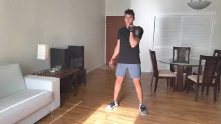 One And A Quarter Single Arm Kettlebell Squat
