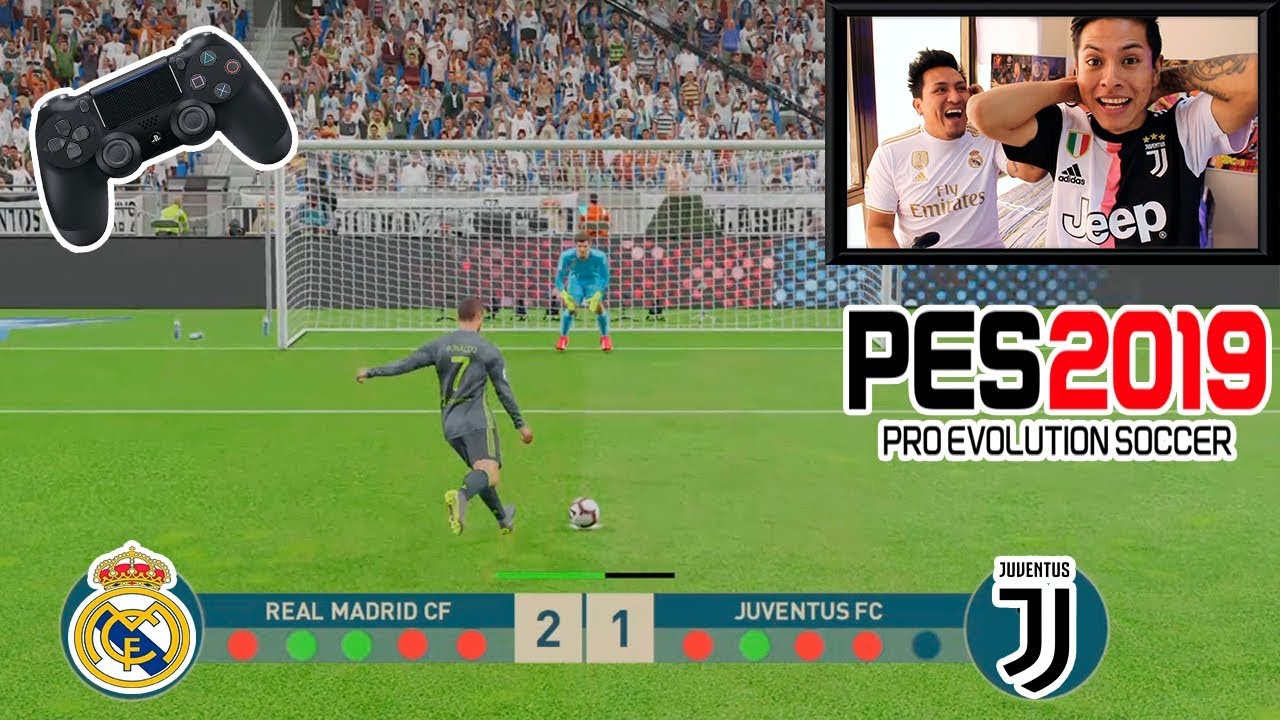 JUVENTUS vs REAL MADRID Penaltis con CASTIGO ¡¡RETO PES2019!!