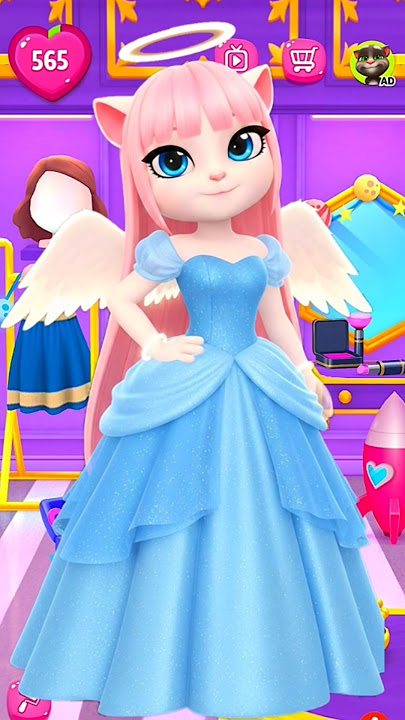 ANGELA VS ANGELA COSPLAY BY MY TALKING ANGELA 2 #angela2 #viral #shorts #fyp #trending