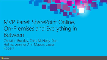 Microsoft Ignite 2015 MVP Panel SharePoint On Premises, Online and Everything in Between
