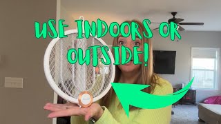 Aspectek Electric Fly Swatter For Indoor And Outdoor, Portable, Foldable, Rechargeable Review