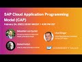 SAP Cloud Application Programming Model (CAP) | SAP Community Call