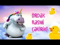 ÖRDƏK RƏSMİ ÇƏKİRİK! (Uşaqlar üçün rahat rəsm çəkmə dərsləri)