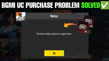 Bgmi Uc Purchase Problem 🥲| How To Purchase Uc In Bgmi | Bgmi Uc Purchase Error