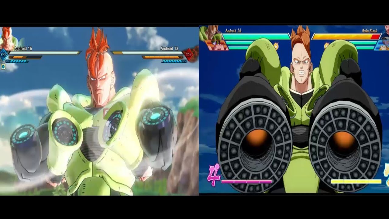 dragon-ball-fighterz-vs-xenoverse-2-ultimate-moves-comparison-youtube