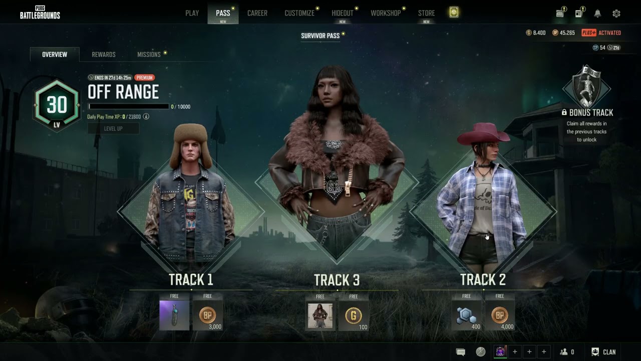 PUBG  BATTLEGROUNDS Survivor Pass: Off Range & Colored Smoke Grenade Hunt