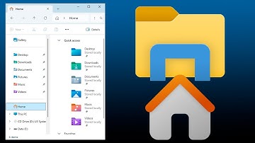 How to Move the Home Section in File Explorer to the Bottom of the Navigation Pane