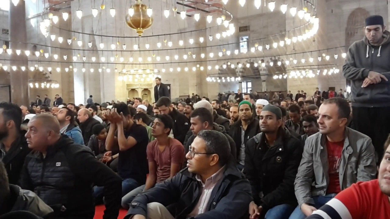 Süleymaniye Camii 26.10.2018 Cuma İç Ezan okuyan Davut AVCI