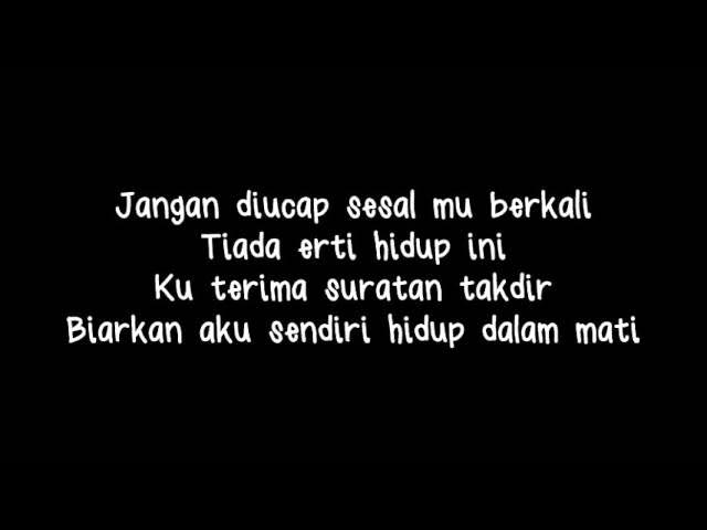 Syamel - Hidup Dalam Mati ( Lirik )