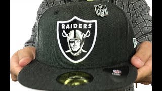You can buy this at
https://www.hatland.com/hats/raiders-heathered-pin-black-fitted-new-era-32092/index.cfm
while in-stock: authentic and original 59fifty fi...