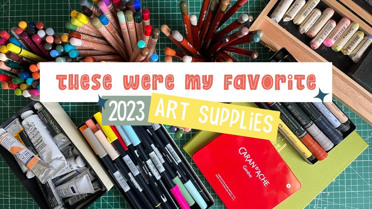 MUST HAVES for 2023 // Favorite Art Supplies 