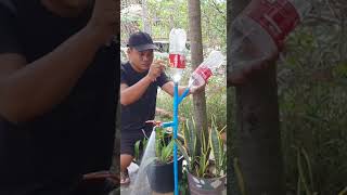 Brilliant idea to trick gravity water pump from the deep well #diy #shorts #Indian #di #Tech #foryou