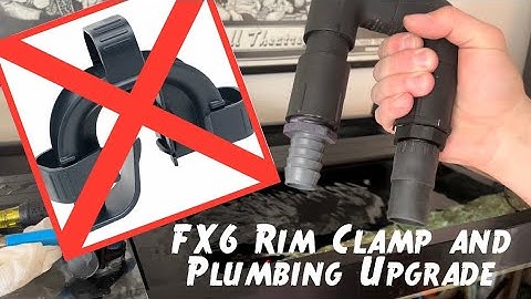 Fluval FX6 Rim Connector Upgrade - Intake and Output Mod. Custom DIY Plumbing