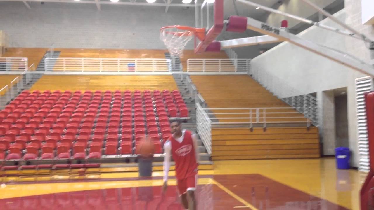 Shonn Miller Goes Between The Legs For A Dunk