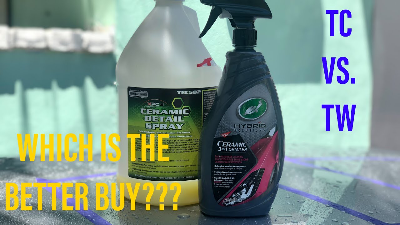 Technicians Choice G-Max Graphene Detail Spray VS Chemical Guys Synthetic  Spray Wax 