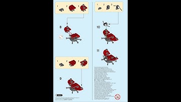 LEGO 40324, Ladybug - building instructions
