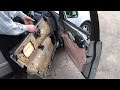 Снятие обшивки двери Mercedes W210 How to remove door trim panel