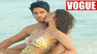 Alia Bhatt Sexy Video - Sidharth Malhotra & Alia Bhatt Hot Photoshoot For Vogue Magazine Cover |  2016 - YouTube