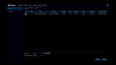 How to format a hard drive in a Pro-vue security video recorder.