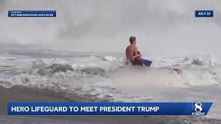 Teen lifeguard who saved boy at Seabright Beach to meet President Trump at White House