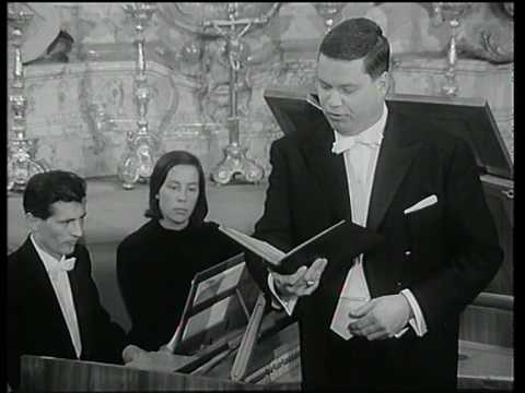 Dietrich Fischer-Dieskau sings: Bach, Grosser Herr und starker König (Weihnachtsoratorium)