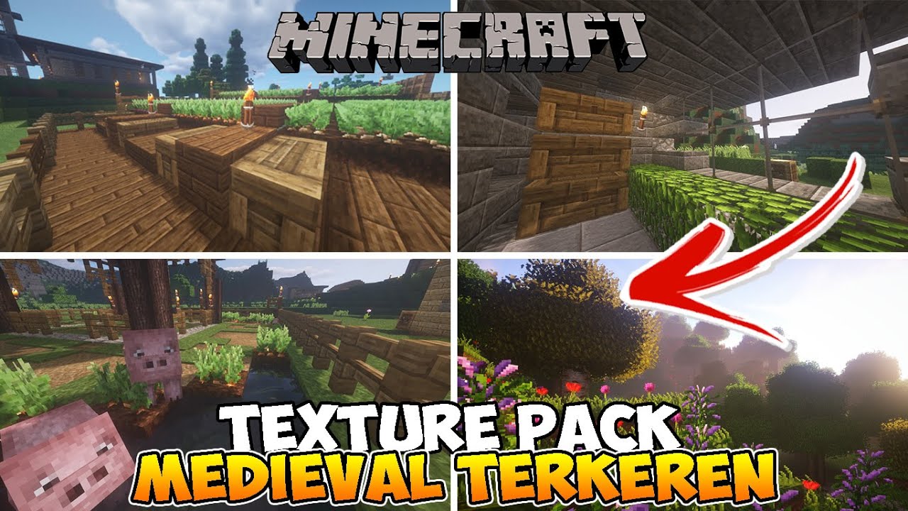 TEXTURE PACK MEDIEVAL INI MEMEBUAT MINECRAFT TERLIHAT LUAR BIASA, KEREN ...