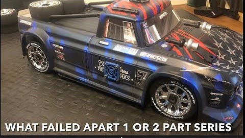 Arrma Infraction V2 what Failed & why? Out street bashing? Part 1 Of 2 part series