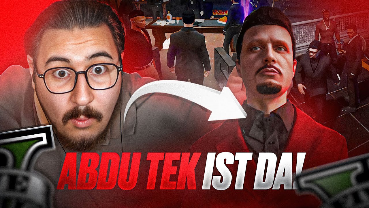 ABDU SPIELT DAS ERSTE MAL GTA RP 🤣 ABDU TEK IST DA UM DIE STADT ZU ÜBERNEHMEN 💥GTA RP #1