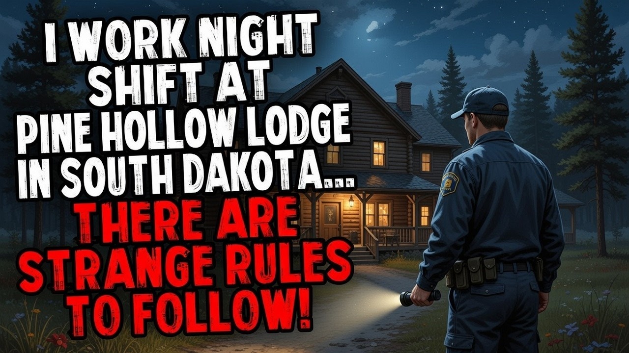 Я работаю в ночную смену в отеле Pine Hollow Lodge в Южной Дакоте... Там действуют странные правила!