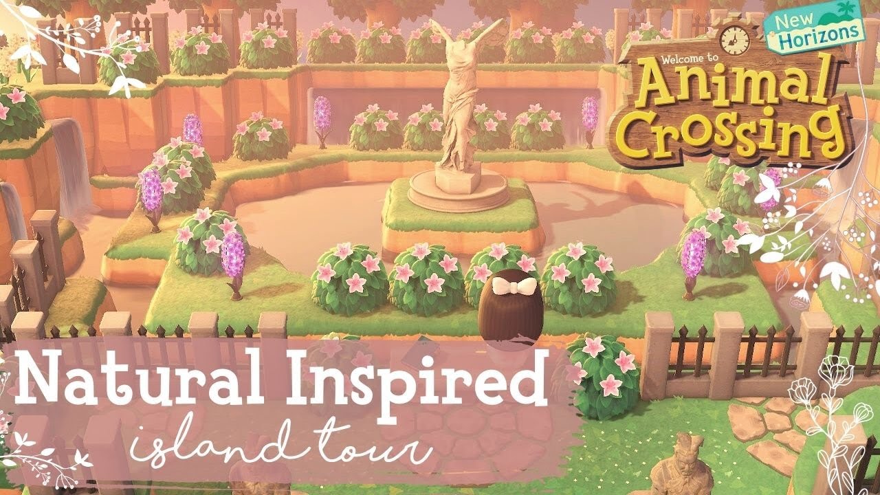Beautiful nature / natural inspired island tour (dream address) | 5* | ACNH  | Animal Crossing NH - YouTube