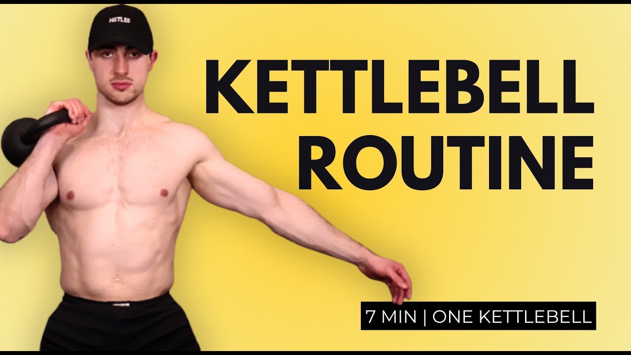7 MINUTE FULL BODY KETTLEBELL WORKOUT | One Kettlebell Only