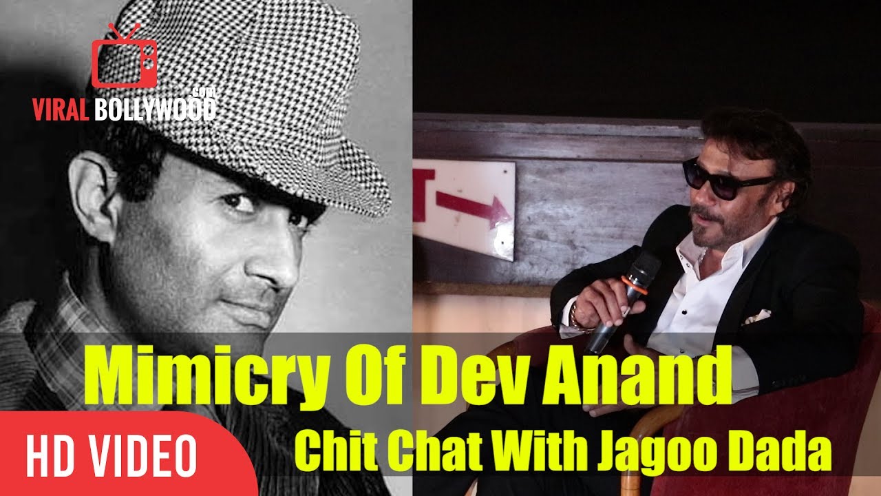 Dev Anand Best Mimicry By Jackie Shroff | Bhidu In Dev Anand Sahab Style