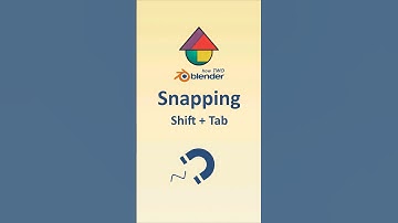 Snapping - Shift + Tab / Ctrl #blender #tutorial #beginner #b3d