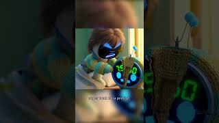 The Boter Cosmo VS His Own Alarm! 🤖🚨😂 #shorts #funny #funthings #astrobot #lulu #AstroBotParody