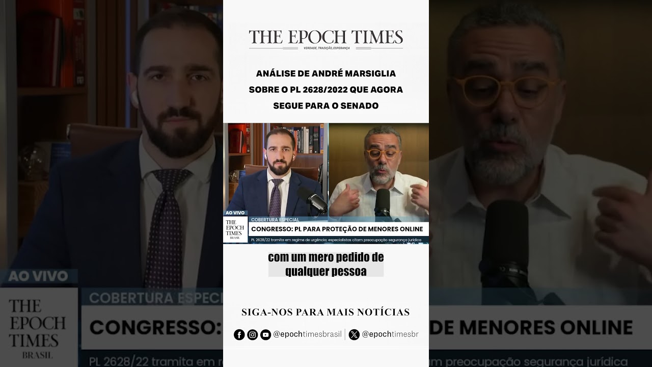 Análise de André Marsiglia sobre o PL 2628/2022 que agora segue para o Senado